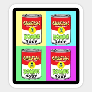 zombie punk soup Sticker